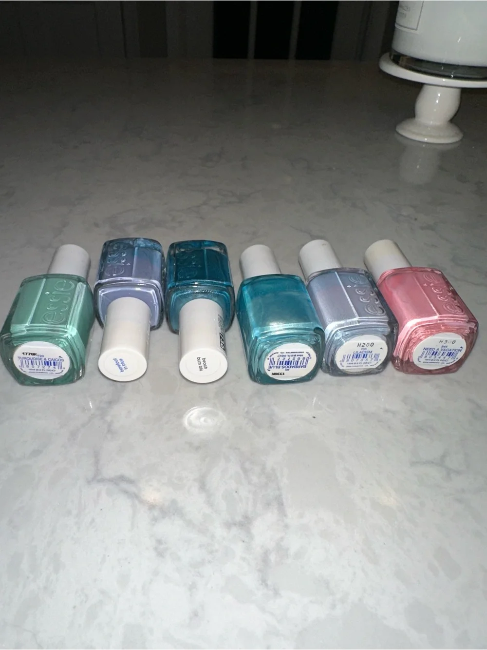 Essie Nail Polish Lot - Turquoise & Caicos, Barefoot In Blue, Beach Bum Blu, etc